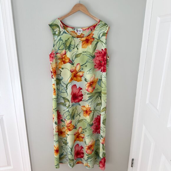 Maggie Sweet Green Floral Dress - Picture 1 of 10